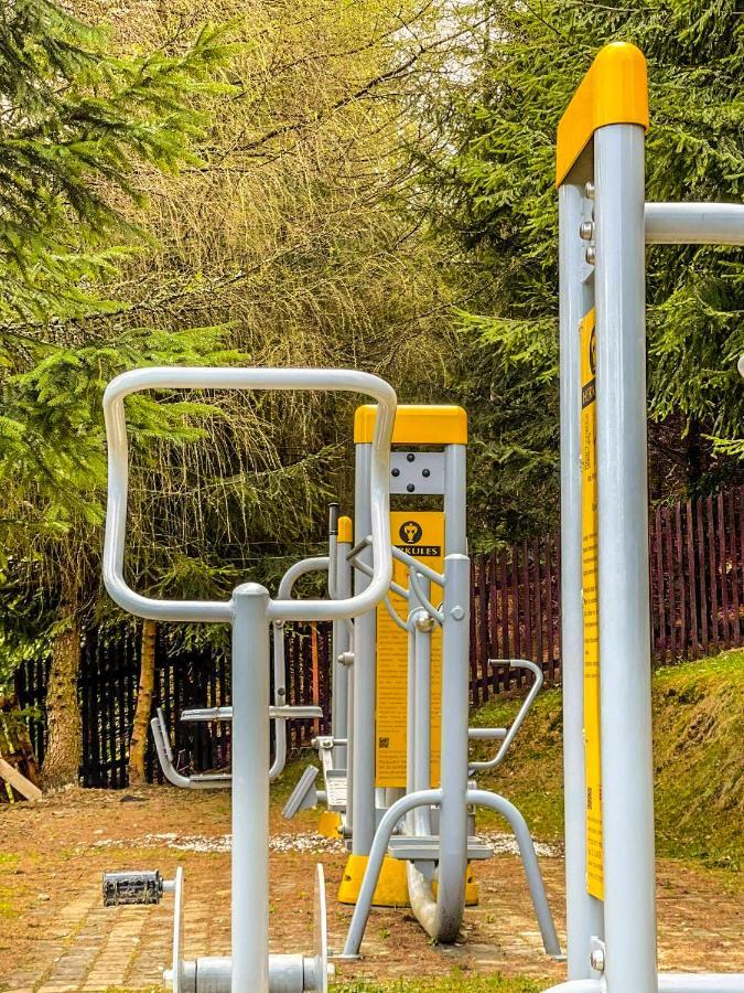 Mosorny Park Drewniane Komfortowe Domki Caloroczne Zawoja Eksteriør bilde